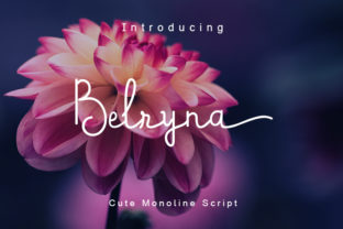 Belryna: A Modern Calligraphy Font with Classic Elegance