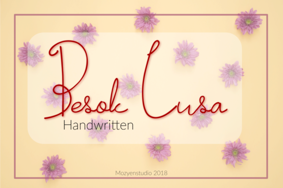 Besok Lusa: Elegant Handwritten Style
