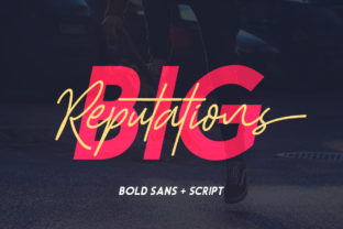 Big Reputation Duo: Elegant Typography for Every Need