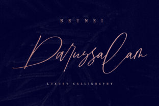 Brunei Darussalam: A Stylish Handwritten Font