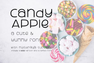 Candy Apple: A Playful Font for Creative Designs