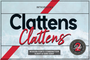 Clattens Duo: A Modern Font Duo for Bold and Versatile Design