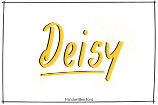 Deisy: A Bold Script Font for High-Impact Design