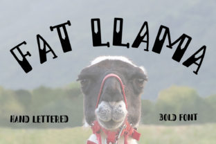 Fat Llama: A Bold Font for Eye-Catching Designs