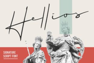 Hellios: A Handwritten Script Font with a Natural Ink Effect