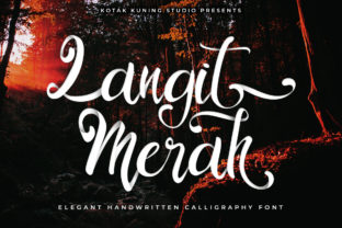 Langit Merah: A Unique Handwritten Font