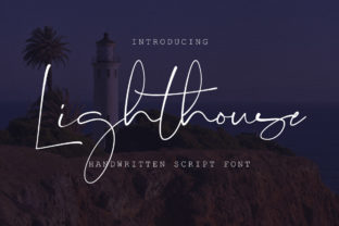 Lighthouse Script: Elegant Handwritten Style