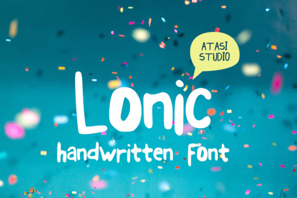 Lonic: A Playful Handwritten Font for Creative Projects