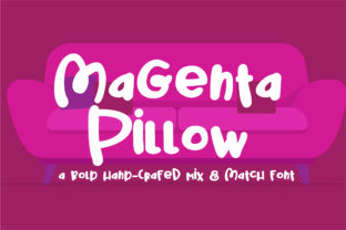 Magenta Pillow: A Creative Typographic Choice