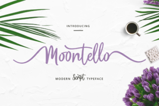 Moontello Script: A Handwritten Touch for Modern Design