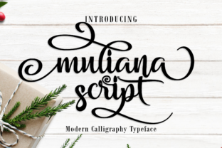 Muliana Script: A Modern Handmade Calligraphy Font