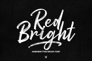 Red Bright: A Bold Brush Font for Creative Expression