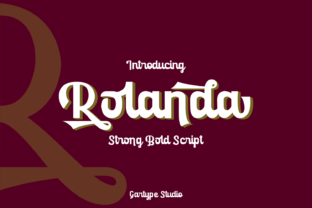 Rolanda: A Bold Vintage Script for Standout Design
