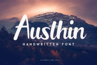 The Power of Austhin: A Modern Handmade Font for Standout Design