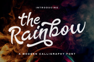The Rainbow: A Modern Calligraphy Font for Creative Expression
