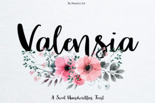 Valensia: A Versatile Brush Font for Creative Workflows
