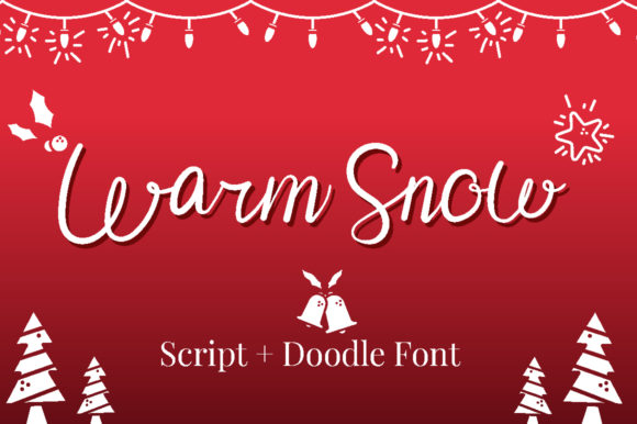 Warm Snow: A Handwritten Script Font for Winter Designs